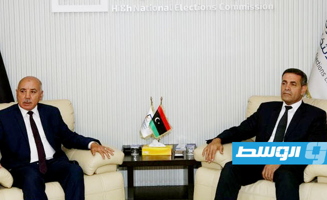 لقاء السايح مع عدد من ممثلي ورؤساء الأحزاب السياسية، 4 سبتمبر 2022. (مفوضية الانتخابات)