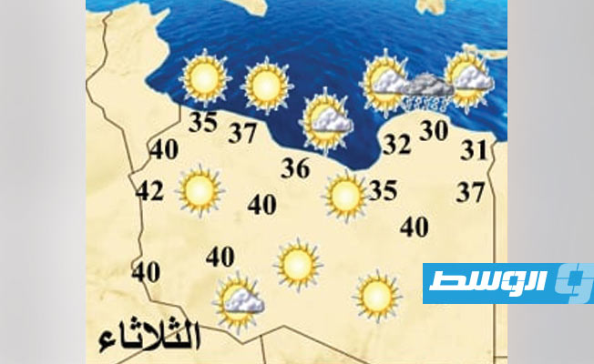 أحوال الطقس اليوم: درجات الحرارة تميل للارتفاع غربا
