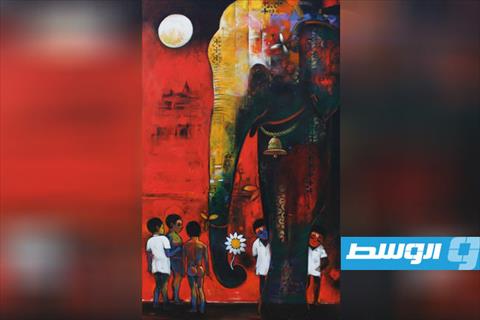 أفكار الفن الهندي في لوحات التشكيلي «سوريش جوسافي»