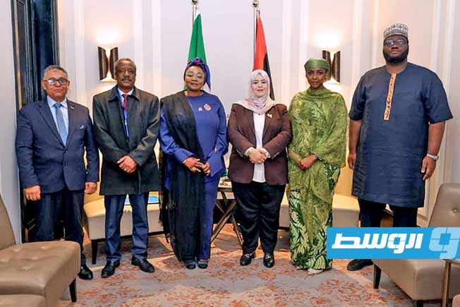 لقاء الكيلاني مع وزيرة الشؤون الاجتماعية النيجيرية في الأردن، السبت 20 ديسمبر 2025. (وزارة الشؤون الاجتماعية)