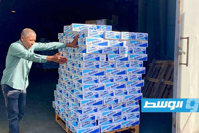 توزيع مستلزمات على مرافق طبية، 29 أكتوبر 2025. (الإمداد الطبي)