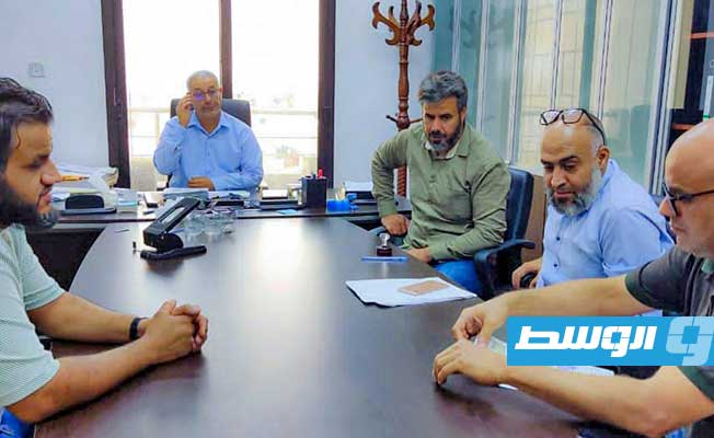صورة للقاء السعيطي مع رؤساء فروع الاكاديمية الليبية بالمنطقة الشرقية، بنغازي، 18 أغسطس 2023 (الحكومة المكلفة من مجلس النواب)