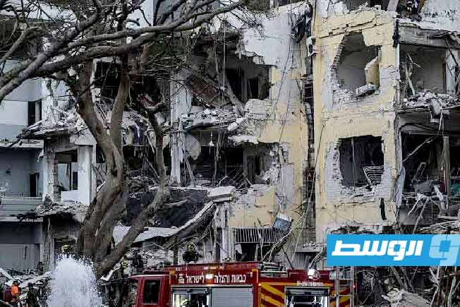 آثار الدمار جراء القصف الإيراني على كيان الاحتلال الإسرائيلي. 15 يونيو 2025 (الإنترنت)