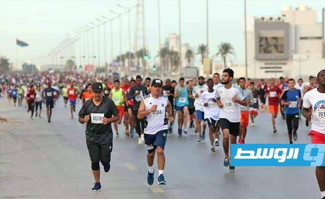 متسابقون في نصف ماراثون العاصمة (الإنترنت)