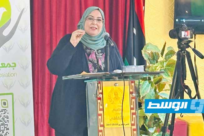 جانب من أمسية بعنوان «ملهمات» في مركز وهبي البوري الثقافي بمدينة بنغازي، الخميس 26 يونيو. (مركز وهبي البوري)