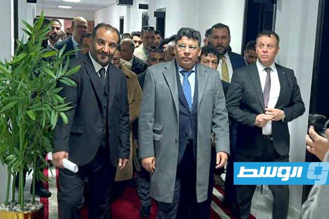 افتتاح مجمع المحاكم والنيابات في سرت، الأحد 11 يناير 2025. (المجلس الأعلى للقضاء)