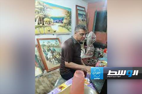 الفنان التشكيلي المصري أسامة الليثي