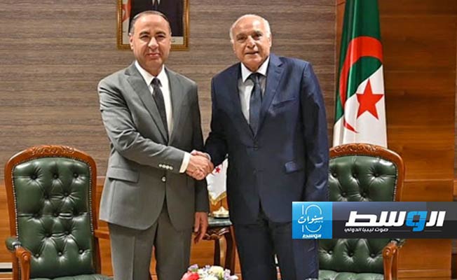 لقاء الباعور مع وزير الخارجية الجزائري أحمد عطاف، الإثنين 10 يونيو 2024. (وزارة الخارجية والتعاون الدولي)