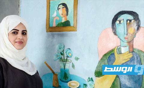 الفنانة تغريد البقشي عاشقة اللون الأبيض
