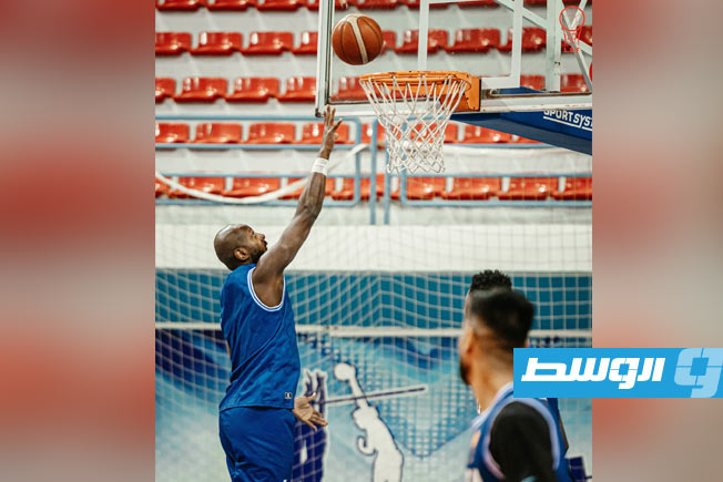 تدريب المنتخب الليبي لكرة السلة السبت 22 نوفمبر 2025 (صفحة الاتحاد الليبي لكرة السلة على فيسبوك)