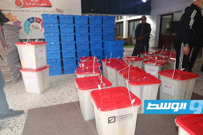 التجهيزات لانتخابات المجلس البلدي تاجوراء، 6 فبراير 2026. (الإدارة العامة للعمليات الأمنية)