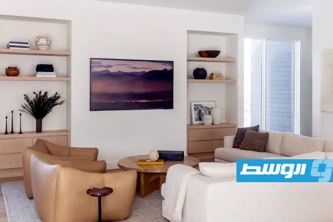 درجات الأزرق الفاتح من أفضل الخيارات لتصميم غارفة المعيشة. (موقع ريل سيمبل)