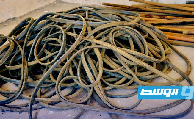 أنابيب المياه المسروقة 22 أغسطس 2023 (مديرية أمن المرج على فيسبوك)