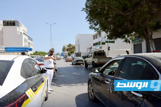 انتشار الأمن في بلدية أبوسليم، 13 مايو 2025. (وزارة الداخلية)