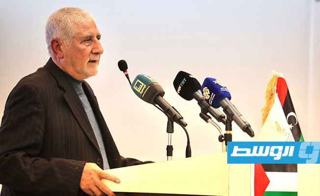 رئيس الجالية الفلسطينية العليا حسان المغني.. (وزارة الثقافة والتنمية المعرفية)