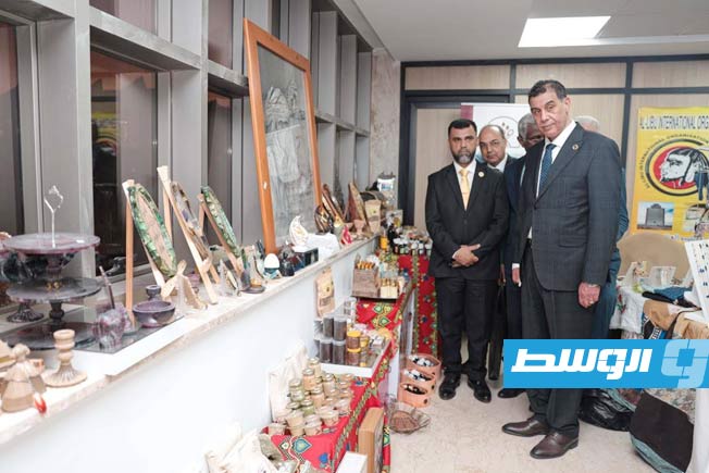 جانب من فعاليات الدورة الرابعة لمعرض بنغازي للكتاب في دار الكتب الوطنية ببنغازي. (فيسبوك)
