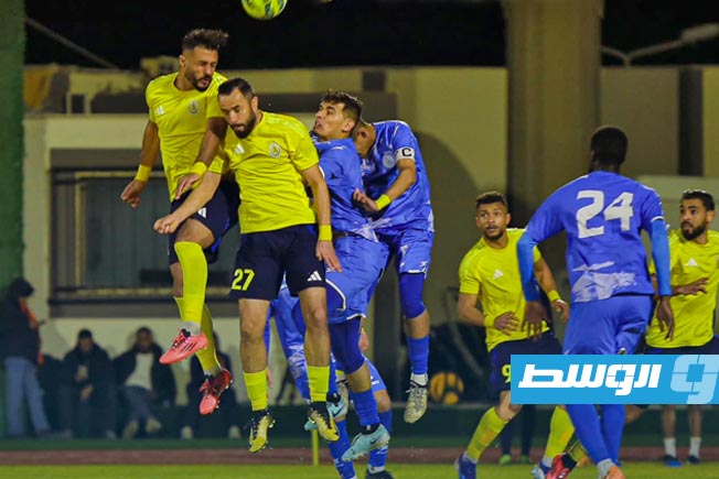 مباراة أبوسليم والبشائر بالدوري الليبي الأربعاء 15 يناير 2025 (صفحة نادي أبوسليم على فيسبوك)