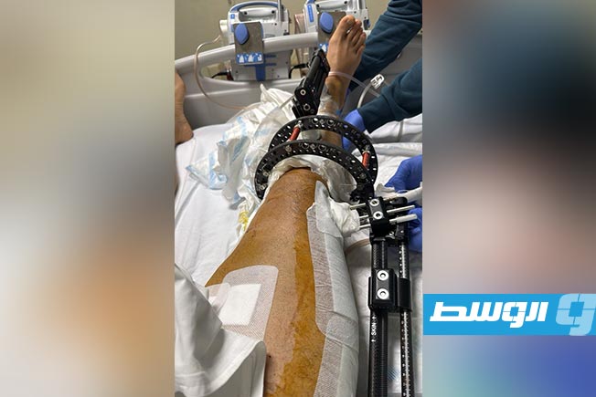 وزير الدولة لشؤون مجلس الوزراء بحكومة الوحدة الوطنية المؤقتة عادل جمعة يتلقى العلاج في أحد مستشفيات روما، الأربعاء 19 فبراير 2025 (بوابة الوسط)