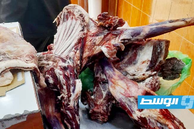 حملة على محال تجارية في سرت، 27 أبريل 2025. (مركز الرقابة على الأغذية)