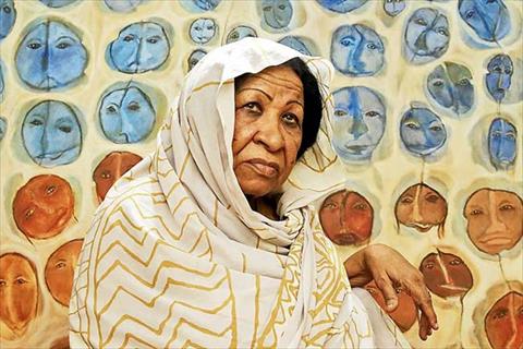 الفنانة التشكيلية السودانية كمالا إبراهيم إسحاق