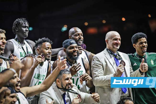 فرحة الأهلي طرابلس بالفوز ببرونزية كأس القارات الأحد 21 سبتمبر 2025 (صفحة الموقع الرسمي للبطولة على فيسبوك)