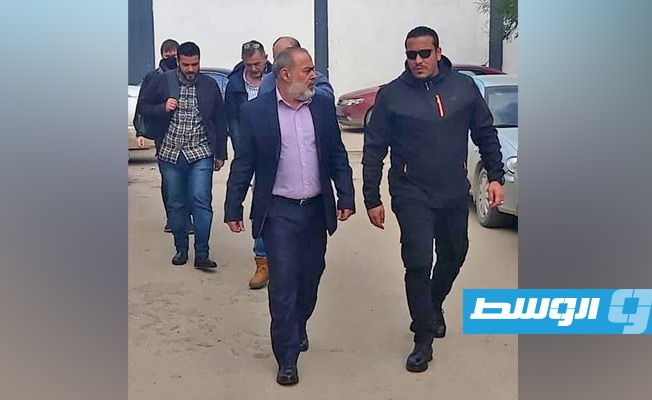 اجتماعات تحضيرية لشركة «روز بارنز» ورئيس مكتب البحث الجنائي، 16 ديسمبر 2020. (مديرية أمن طرابلس)