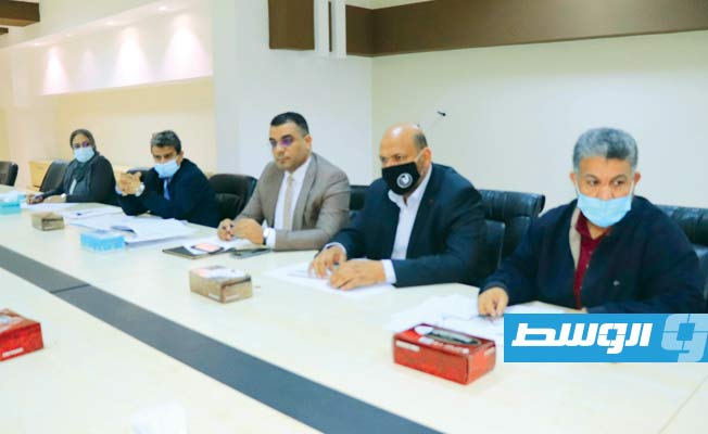 اجتماع وزيرة الشؤون الاجتماعية مع ممثلي الجهات المعنية بتنفيذ منحة الزوجة والأبناء. (وزارة الشؤون الاجتماعية)
