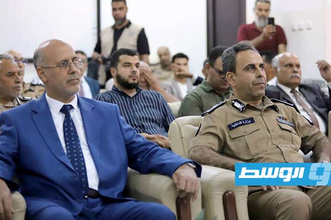 احتفالية إدارة مكافحة جرائم تقنية المعلومات بجهاز المباحث الجنائية باليوم الوطني للتقنية. (وزارة الداخلية)