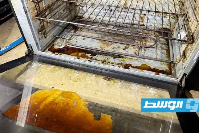 غلق مطعم في الزنتان، 13 أكتوبر 2025. (مركز الرقابة على الأغذية)