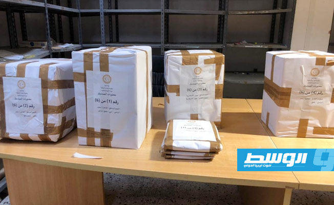 إرسال أسئلة امتحانات الطلبة الليبيين في مصر, 1 أغسطس 2021. (وزارة التربية والتعليم)