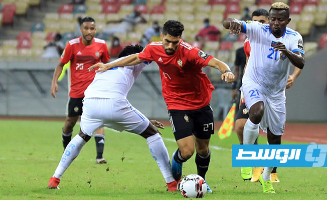 مباراة سابقة لمنتخب ليبيا. (الإنترنت)