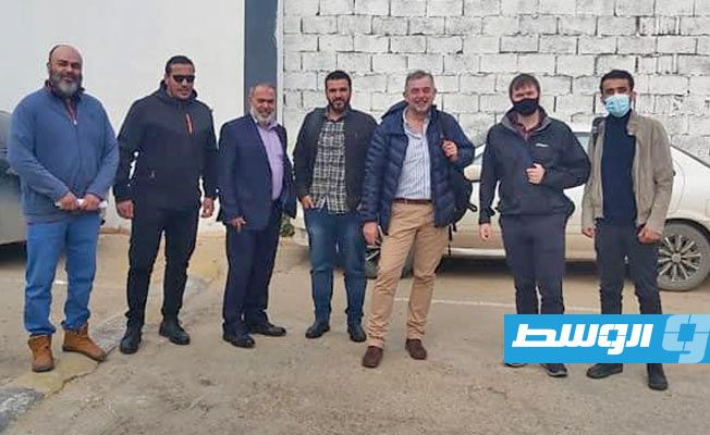اجتماعات تحضيرية لشركة «روز بارنز» ورئيس مكتب البحث الجنائي، 16 ديسمبر 2020. (مديرية أمن طرابلس)