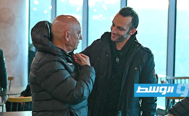 جانب من وصول بعثة الزمالك المصري إلى ليبيا لخوض مواجهة المريخ السوداني بدوري الأبطال، 15 فبراير 2023. (الإنترنت)