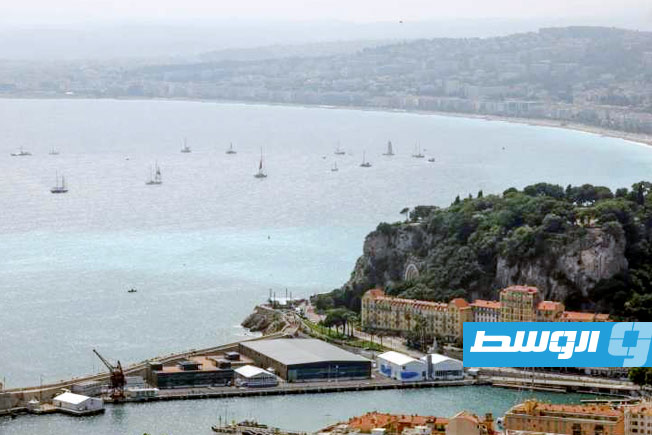 مركز المؤتمرات الذي يستضيف قمة المحيطات العالمية في مدينة نيس الفرنسية، 8 يونيو 2025. (أ ف ب)