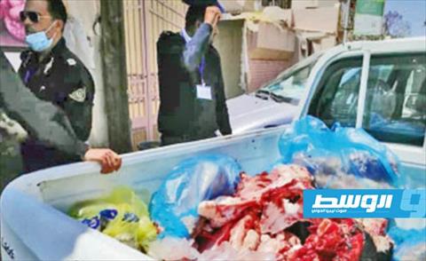 جانب من حملات التفتيش في الزنتان