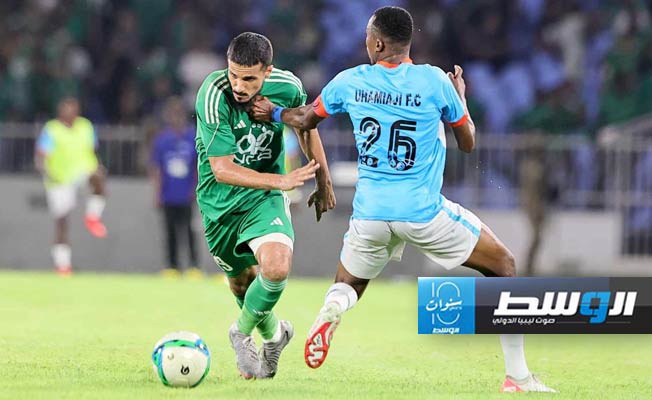 التحامات وقوة في لقاء الأهلي طرابلس وأوهامياجي الزنجباري بالكونفدرالية، الأحد 18 أغسطس 2024. (تصوير: محمود دردور، بوابة الوسط)