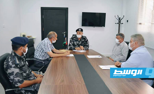 من لقاء عميد يوسف بلبان، مع الدكتور محمد الخبولي، 6 أغسطس 2021. (وزارة الداخلية)