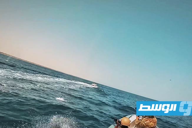 جانب من التدريب العسكري «فنَبَذْنَاهُمْ في اليمّ» لقوات الجيش التابعة لحكومة الدبيبة، 18 أكتوبر 2025 (لقطة مثبتة من مقطع مصور: حكومة الدبيبة)